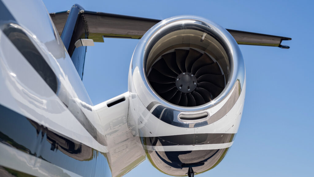 private plane jet engine